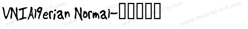VNIAl9erian Normal字体转换